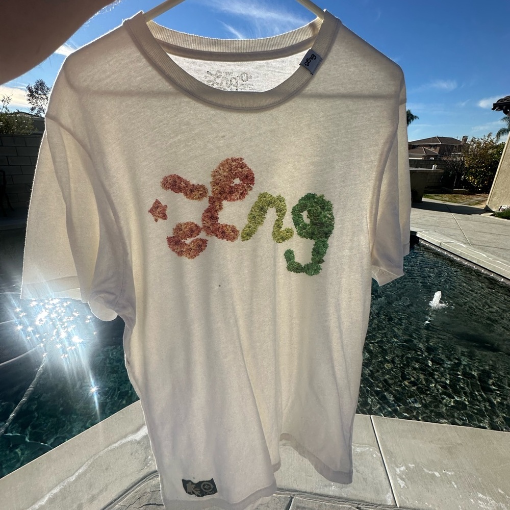 LRG Weed print Medium White